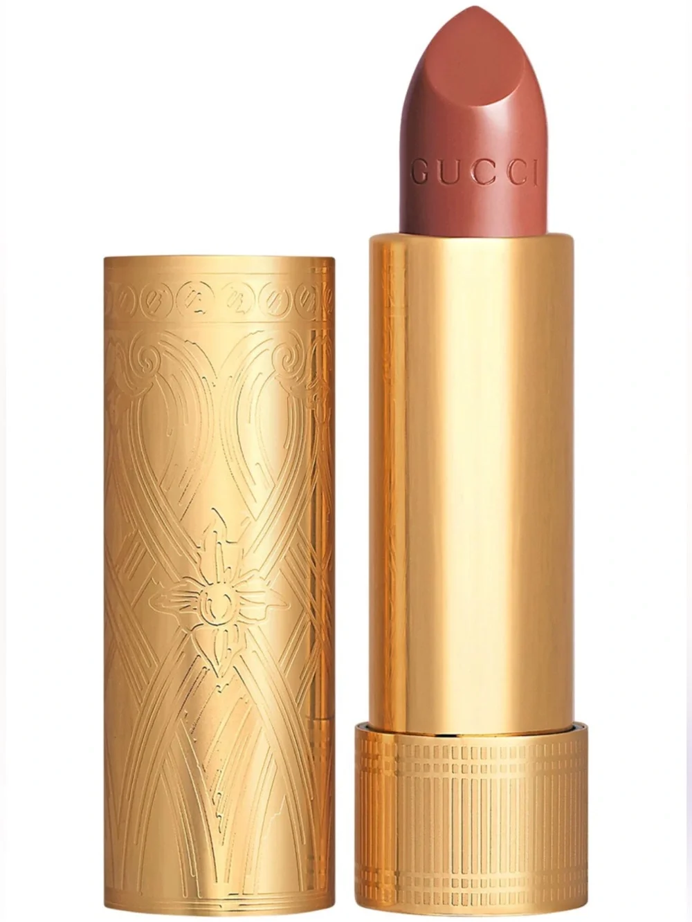 Gucci Long Lasting Satin Lipstick. Color: 201 The painted veil